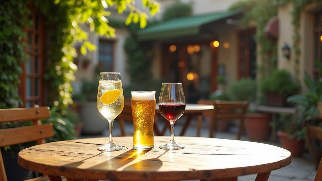 Terrasse de L'Atelier Pizza à Saint-Germain-lès-Corbeil avec tables et clients