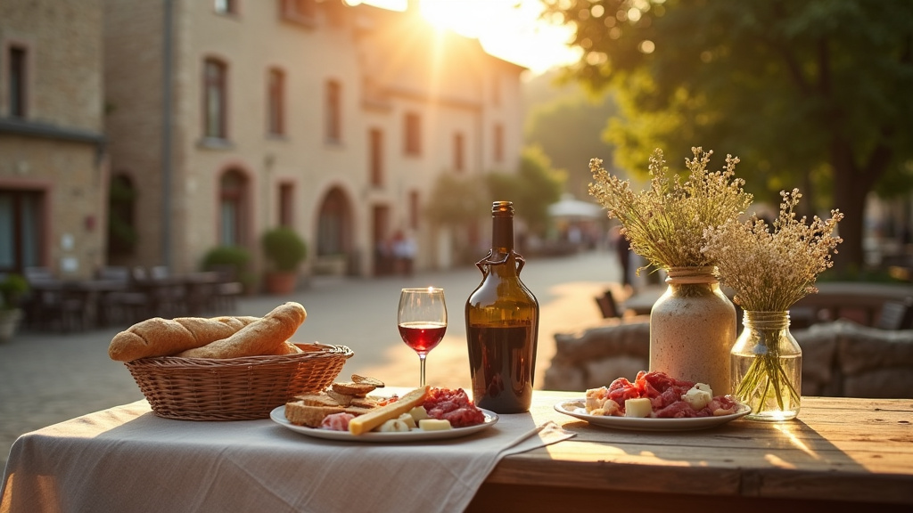Intérieur chaleureux du Chalet d'Étiolles avec ses tables en bois et sa cheminée