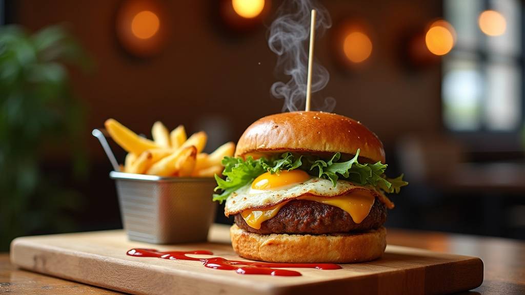 Burger Mastodonte de Call Of Burger avec double steak et bacon