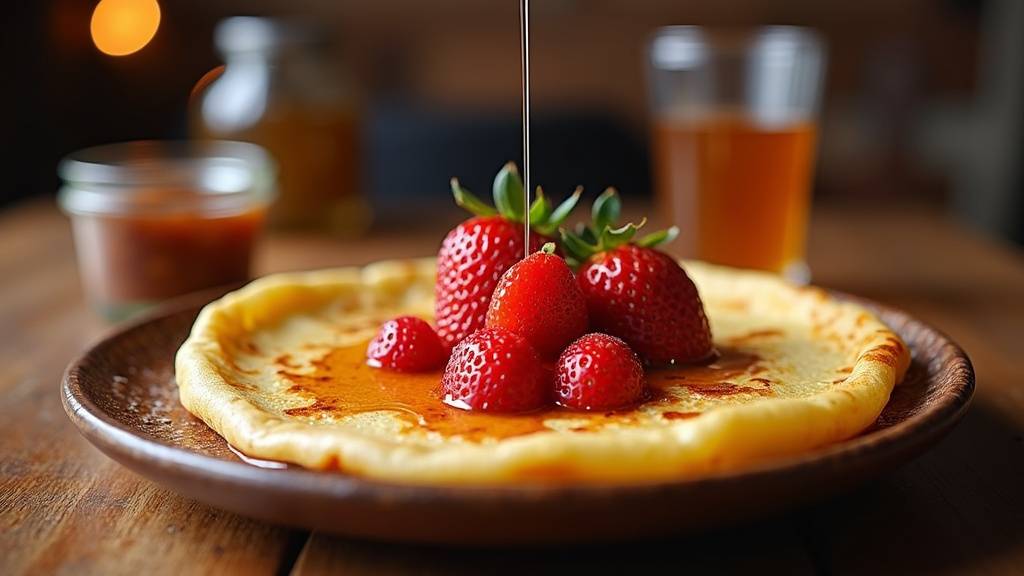 Crêperie artisanale à Grigny - crêpes dorées sortant du fournil