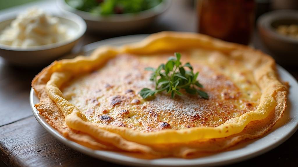 Intérieur chaleureux de L'Île O' Crêpes à Gif-sur-Yvette avec décoration exotique et tables basses