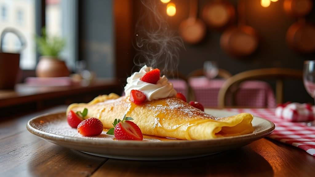 Préparation artisanale de crêpes salées dans une crêperie de Viry-Châtillon