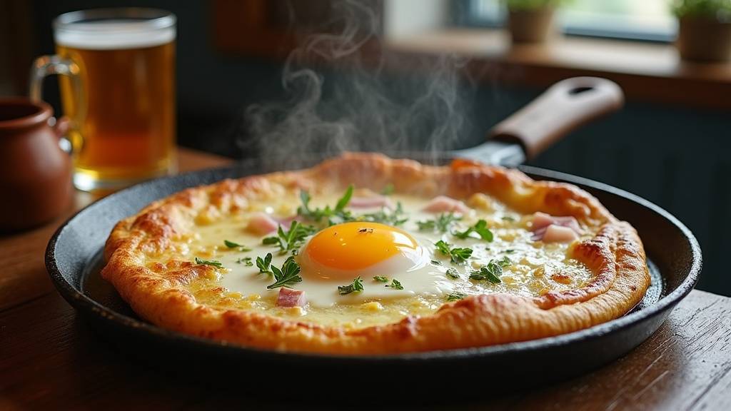 Intérieur chaleureux de la crêperie Le Trisk'L à Lieusaint avec des galettes bien garnies