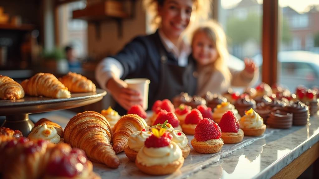Sélection de desserts artisanaux à Corbeil-Essonnes - gaufres garnies, pâtisseries traditionnelles et créations modernes