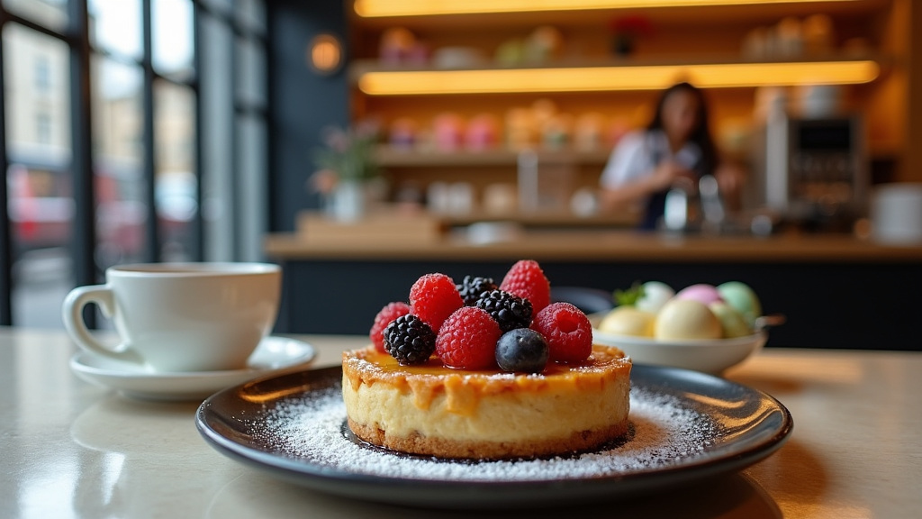 Desserts artisanaux dans leurs emballages de livraison