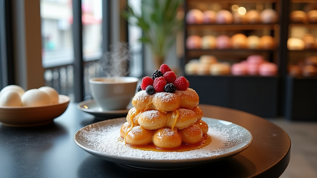 Vitrine de pâtisseries artisanales à Ris-Orangis