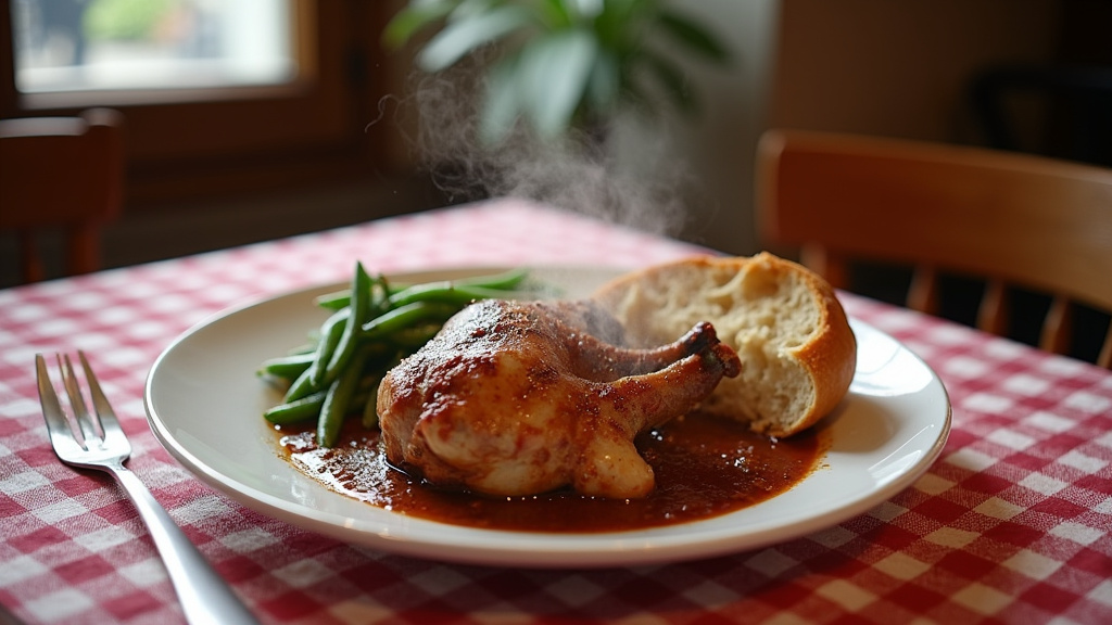 Intérieur chaleureux du restaurant Le Mandé à Corbeil-Essonnes