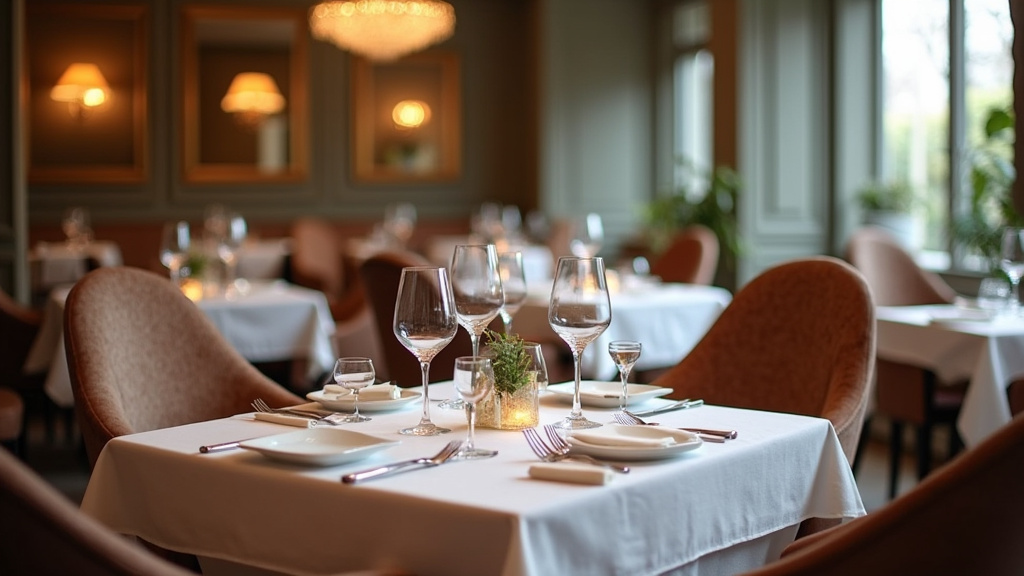 Table garnie d'une délicieuse formule complète dans un restaurant de Corbeil-Essonnes