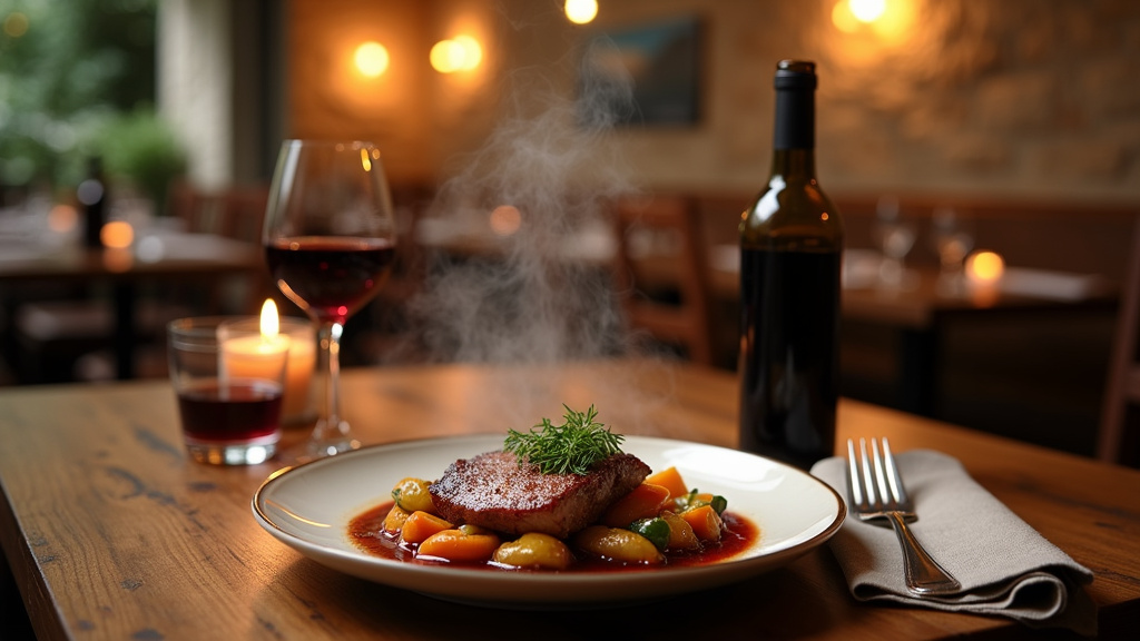 Plats asiatiques traditionnels servis dans des restaurants locaux