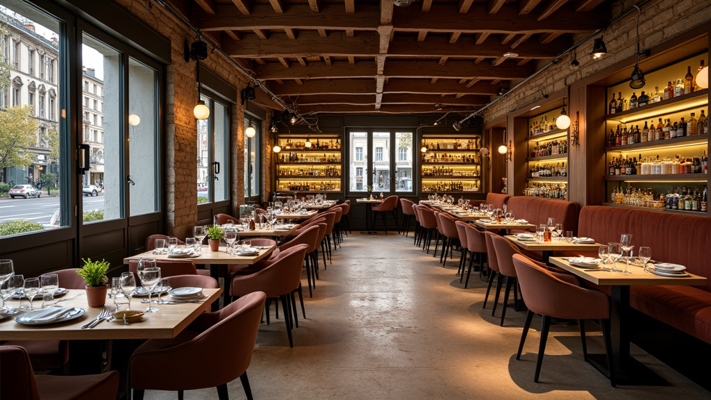 Zone de restauration rapide au centre commercial Le Spot à Évry