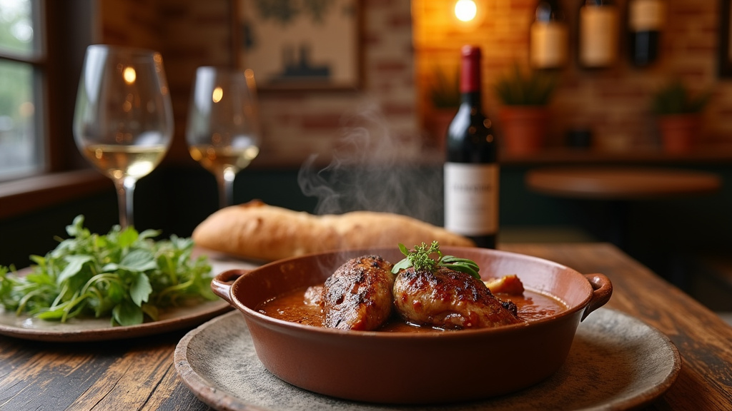 Buffet asiatique coloré avec plats variés disposés artistiquement