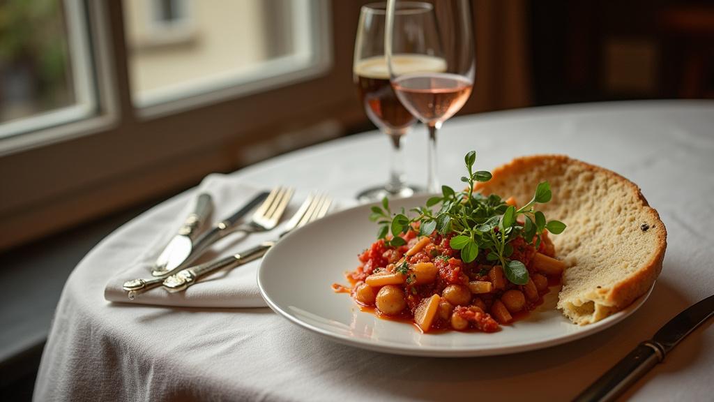 Rue animée de Lisses avec terrasses de restaurants