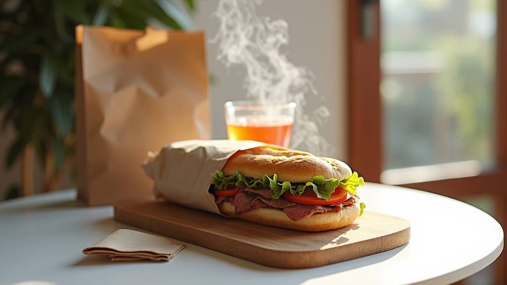 Options de paiement pour la livraison de sandwich - carte, ticket restaurant