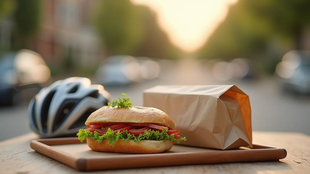 Interface de commande Uber Eats à Étiolles - Choix de sandwichs variés