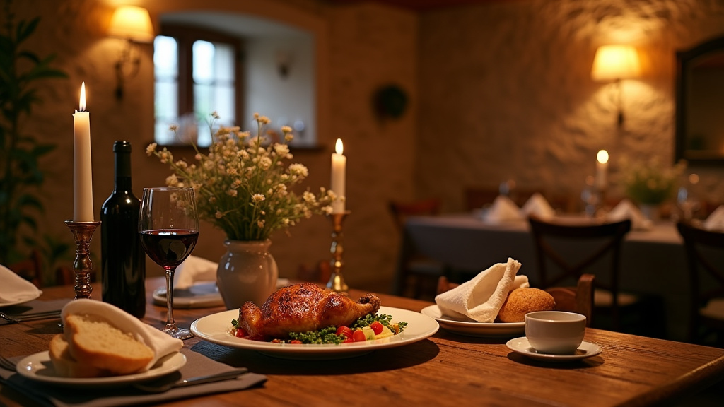 Intérieur du restaurant Contessa Gouvieux avec ambiance italienne chaleureuse