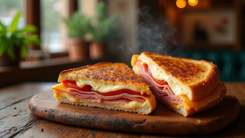 Paninis chauds et croustillants servis dans une sandwicherie d'Évry