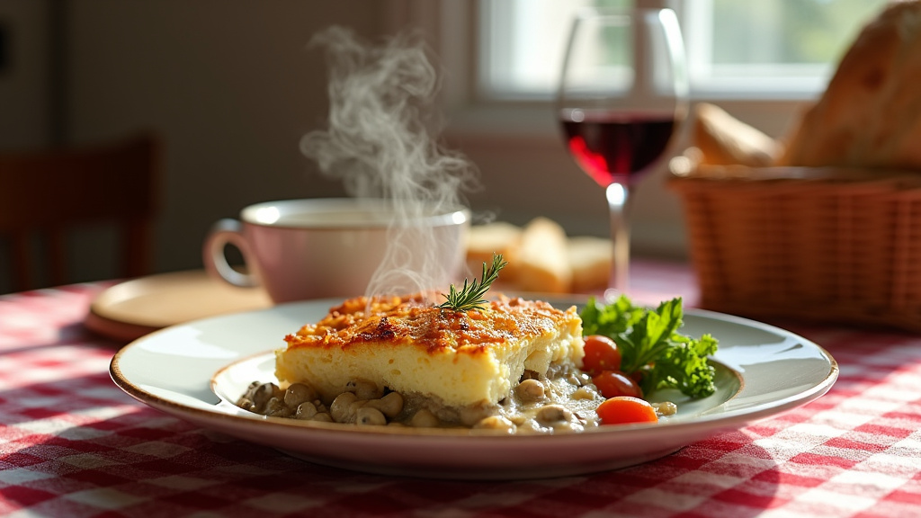 Plat italien savoureux servi au restaurant Del Arte
