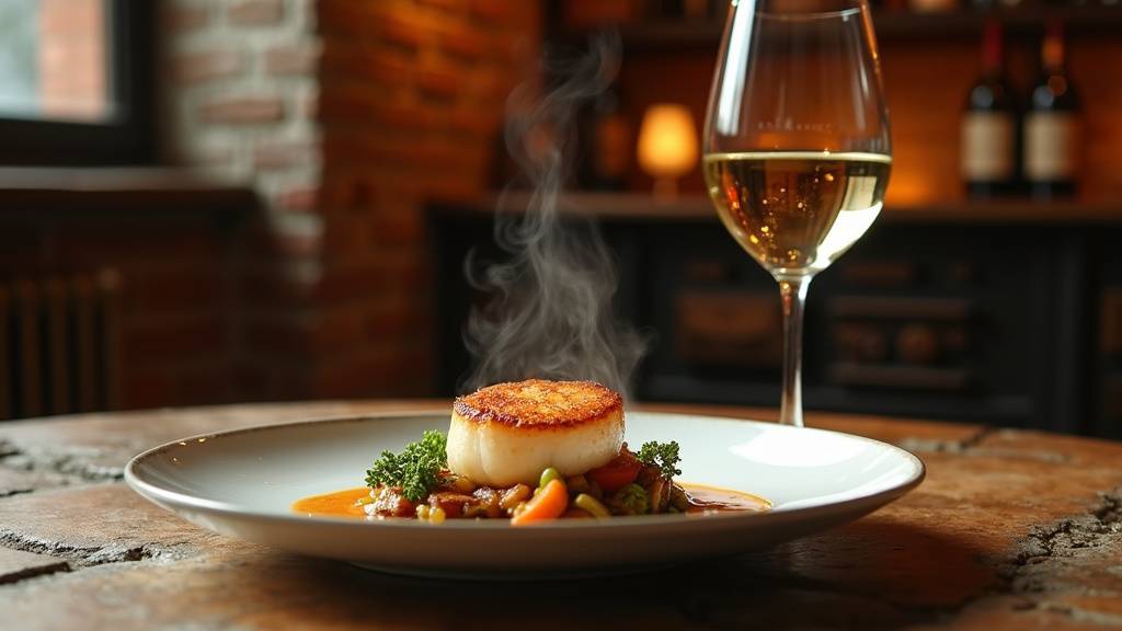 Intérieur du restaurant Regain à Lyon - ambiance élégante et conviviale