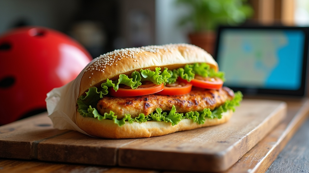 Exemple de sandwich livré à Ormoy - Choix varié et présentation soignée