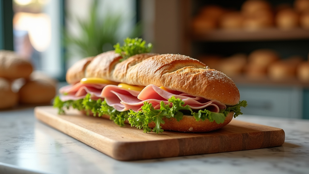 Choix de sandwichs savoureux dans un restaurant local d'Étiolles
