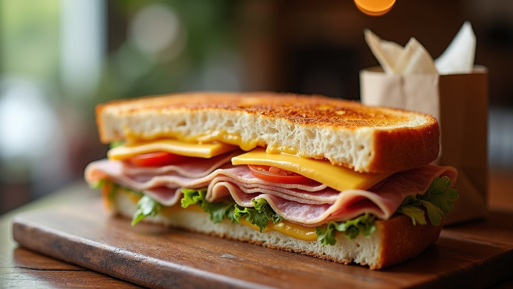 Sandwich caraïben préparé par O'SANDWICH CARIBBEAN