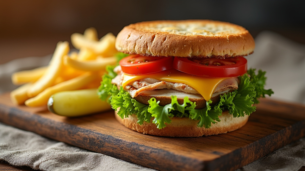 Assortiment de sandwiches gourmands avec des ingrédients variés