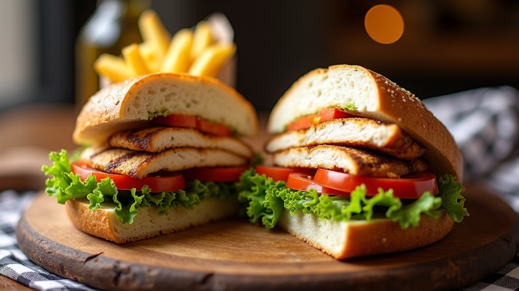 Sandwich gourmet Bocadios Draveil avec viande marinée et légumes frais