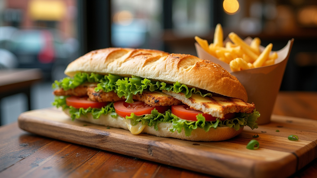 Enseigne lumineuse d'O'SANDWICH CARIBBEAN à Grigny