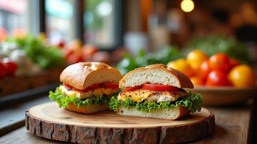 Sélection de délicieux sandwiches artisanaux à Grigny