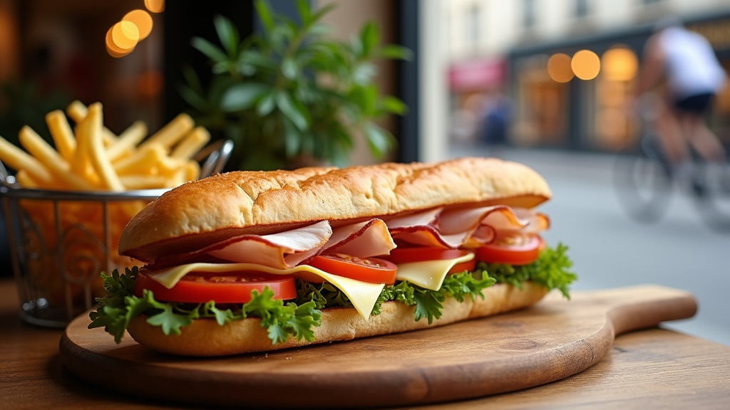 Sélection de sandwiches artisanaux dans une boulangerie de Ris-Orangis
