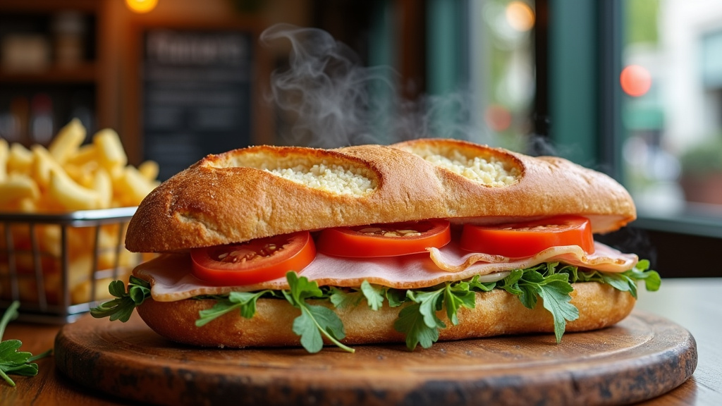 Sandwich artisanal fait maison à Saint-Pierre-du-Perray avec ingrédients frais