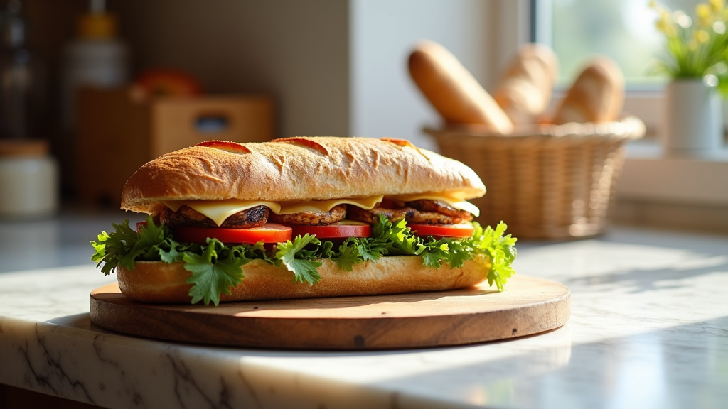 Variété de sandwichs disponibles sur Uber Eats à Saintry-sur-Seine