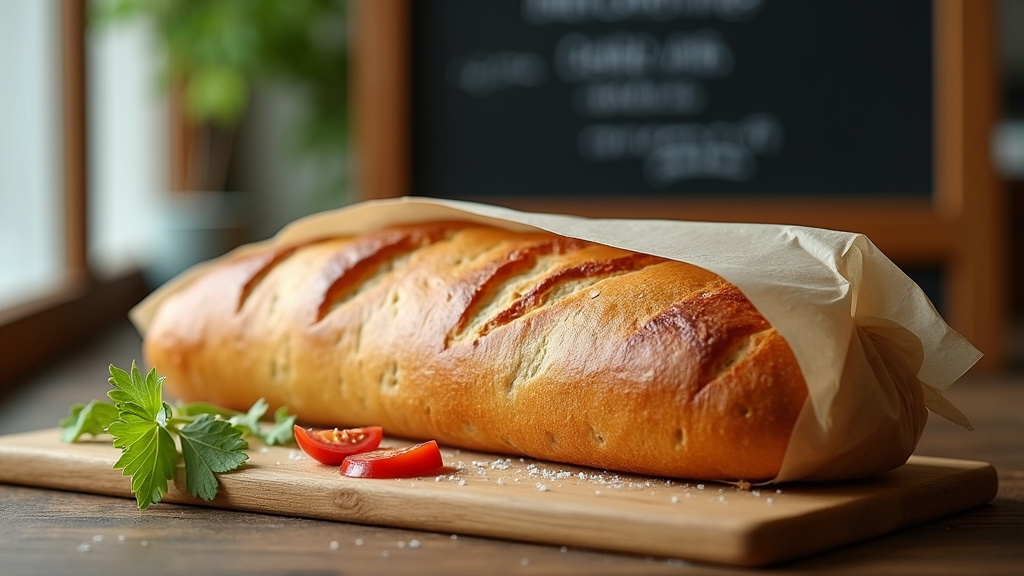 Application de livraison de sandwiches sur téléphone portable avec options variées