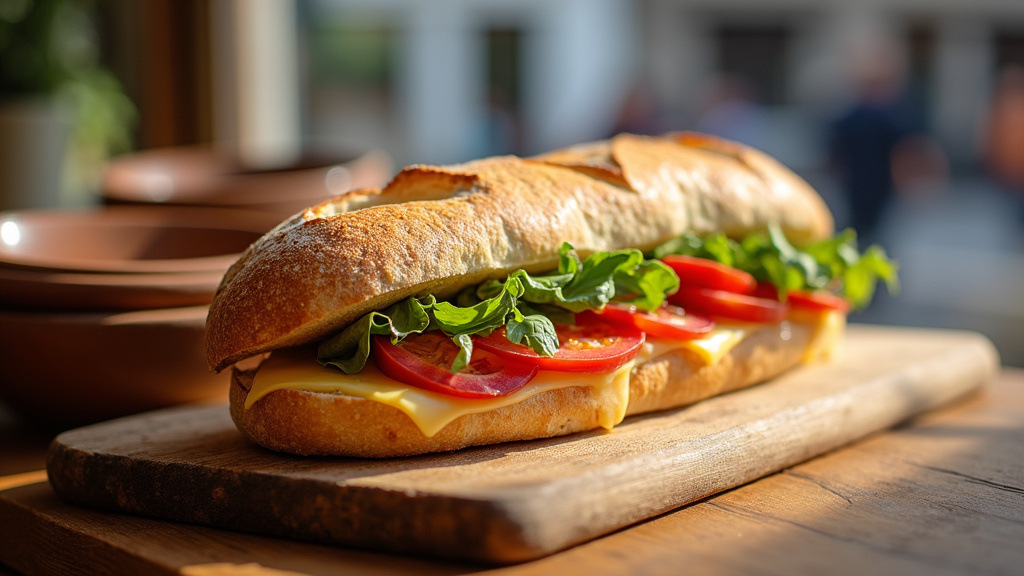 Sandwichs variés proposés par Bazur Restaurant Istanbul