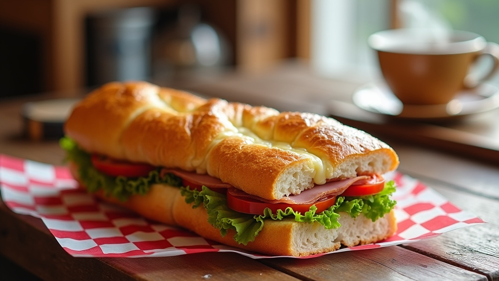 Sandwichs artisanaux à la Boulangerie Ange