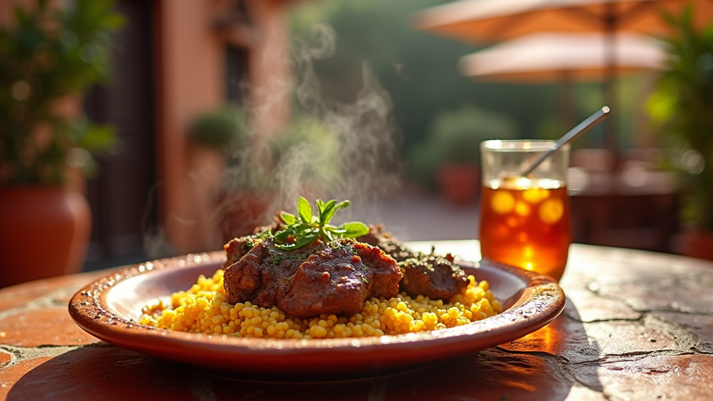 Épices colorées et produits orientaux dans une épicerie spécialisée