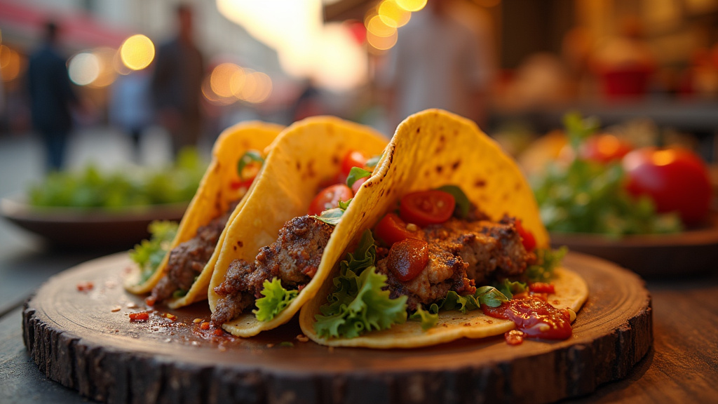 Dégustation de tacos à Lisses - ambiance conviviale dans un restaurant local