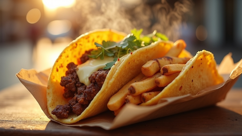 Restaurant O'Tacos avec client en train de composer son tacos personnalisé