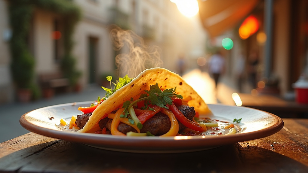 Application de livraison de repas avec sélection de plats orientaux